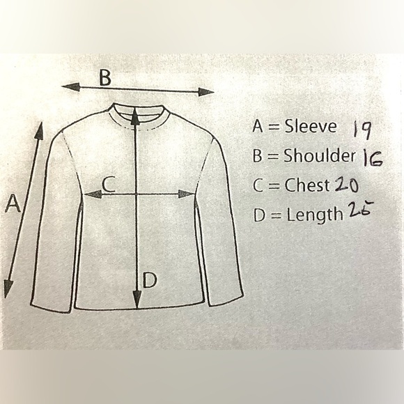 AB Studio– Henley collar chiffon blouse – size L - Picture 3 of 7